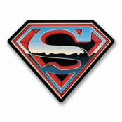 Superman Retro Halftone Shield Sticker, Accessories