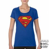 Superman Shield Performance Girly Tee, T-Shirt