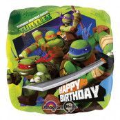 Folieballong Happy Birthday Ninja Turtles