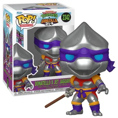 Godzilla X Turtles - Pop Animation Nr 2342 - Donatello X Jet Jaguar
