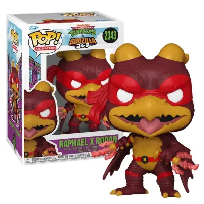 Godzilla X Turtles - Pop Animation Nr 2343 - Raphael X Rodan