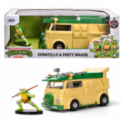 Ninja Turtles - Donatello & Party Wagon - 1:24