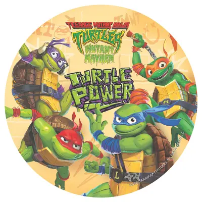 Ninja Turtles Tårtbild 20cm