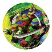 Papperstallrikar Ninja Turtles - 8-pack