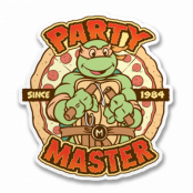 Party Master Since 1984 Sticker, Accessories
