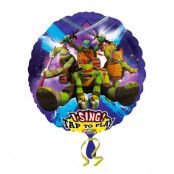 Sjungande Folieballong Ninja Turtles