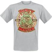 Teenage Mutant Ninja Turtles - Anime T-shirt - Party Master - S XXL - för Herr - grå