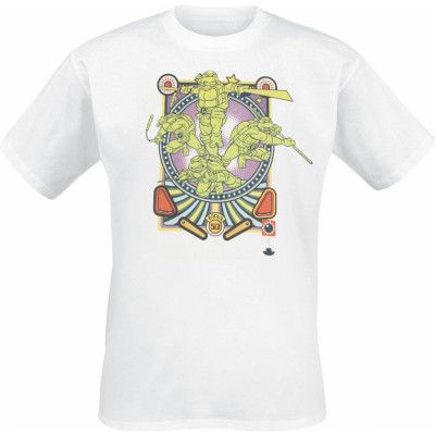 Teenage Mutant Ninja Turtles - Anime T-shirt - Team - S L - för Herr - vit
