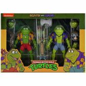 Teenage Mutant Ninja Turtles Genghis and Rasputin pack 2 figures 18cm