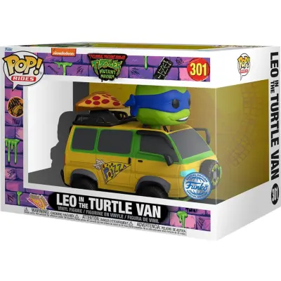Teenage Mutant Ninja Turtles - Leon in the Turtle Van (Pop! Ride Super Deluxe) vinylfigur 301 - Funko Pop! - Funko Shop Europe