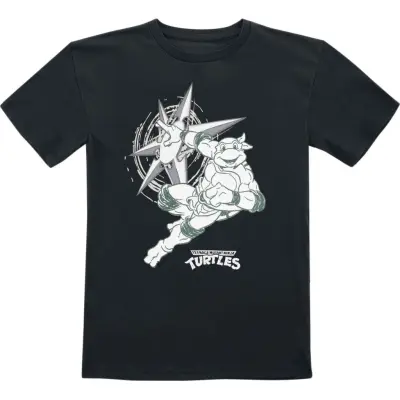 Teenage Mutant Ninja Turtles T-shirt - Barn - Turtle Power - 104 - för barn - svart