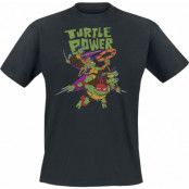 Teenage Mutant Ninja Turtles T-shirt - Turtle Power - M L - för Herr - svart