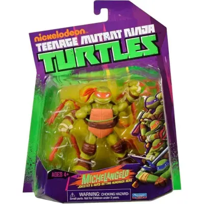 Teenage Mutant Ninja Turtles World of TMNT Action Figure Michelangelo 11 cm
