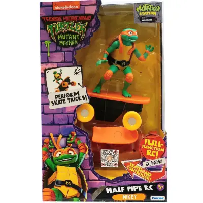 TMNT Mutant Mayhem Half Pipe Rc (Mikey)