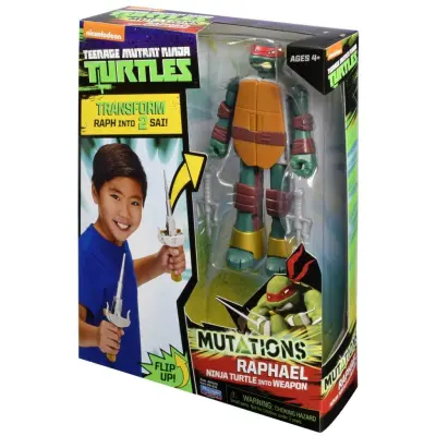 TMNT Mutations Deluxe Turtle To Weapon Raphael (91474)
