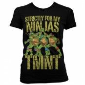 TMNT - Strictly For My Ninjas Girly T-Shirt, T-Shirt