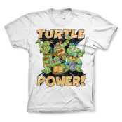 TMNT - Turtle Power! T-Shirt Vit XXL