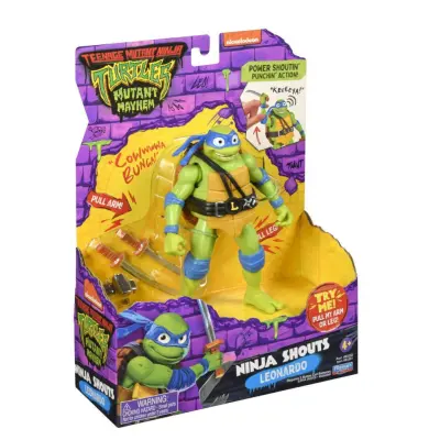 Turtles Mutant Mayhem Figur med ljud Leonardo