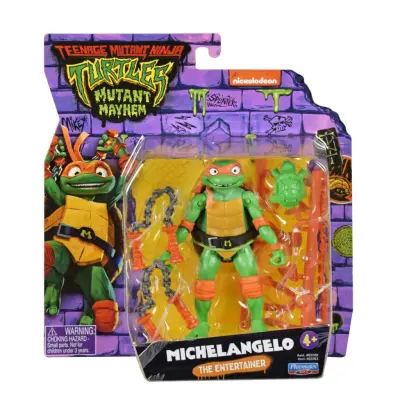 Teenage Mutant Ninja Turtles Mutant Mayhem Figur Michaelangelo - Turtles -  Leksaksaffären