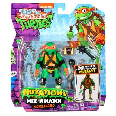 Teenage Mutant Ninja Turtles Mutations Mix N Match Michelangelo - Turtles -  Leksaksaffären