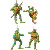 Turtles - Retro Ornament 4-pack