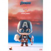 Avengers: Endgame Cosbi Mini Figure Captain America 8 cm