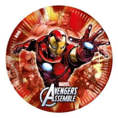 Avengers Heroes Papptallrikar