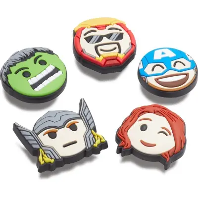 Crocs - Marvel Pin - Jibbitz - Avengers Emojis 5 Pack - för  flerfärgad