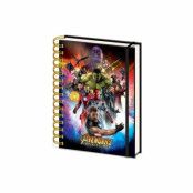 A5 Metallisk Anteckningsbok - Avengers: Infinity War