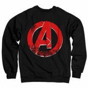 The Avengers Distressed A Logo Sweatshirt, Sweatshirt