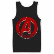 The Avengers Distressed A Logo Tank Top, Tank Top