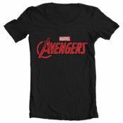 The Avengers Distressed Logo Wide Neck Tee, Wide Neck Tee