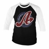 The Avengers Varsity Logo Baseball 3/4 Sleeve Tee, Long Sleeve T-Shirt