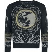 The Witcher Christmas jumper - Wolf School - S XXL - för Herr - flerfärgad