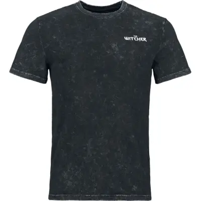 The Witcher - gaming T-shirt - Runes Tshirt - S XXL - för Herr - svartmelerad