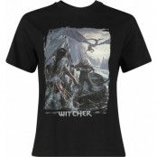 The Witcher - gaming T-shirt - Sea Monster - S XXL - för Dam - svart