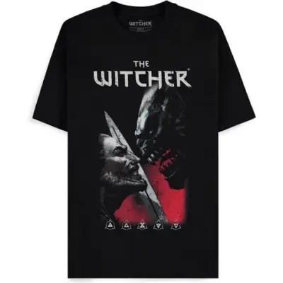 The Witcher - gaming T-shirt - The Curse of Crows - S XXL - för Herr - svart