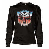 Distressed Autobot Shield Long Sleeve Tee, Long Sleeve T-Shirt