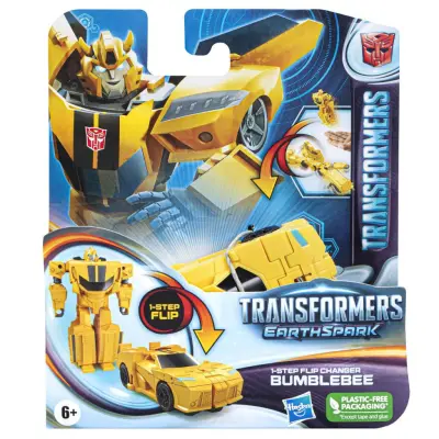 Transformers EarthSpark 1-Step Flip Changer Bumblebee - Transformers -  Leksaksaffären