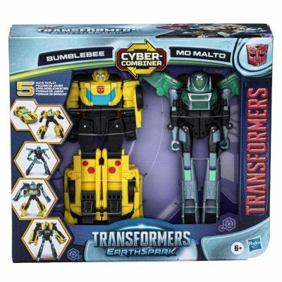 Transformers Earthspark Cyber Combiner Bumblebee/Mo Malto - Transformers -  Leksaksaffären