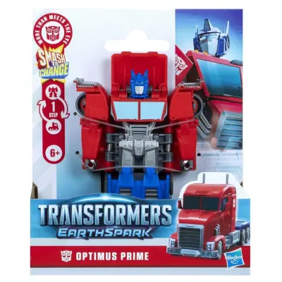 Transformers Earthspark Smash to Change Optimus Prime - Transformers -  Leksaksaffären