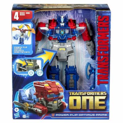 Transformers One Power Flip Optimus Prime - Transformers -  Leksaksaffären