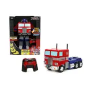 Transforming RC Optimus Prime Converting