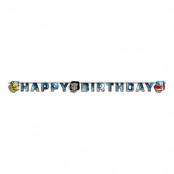 Bokstavsgirlang Happy Birthday Transformers 2