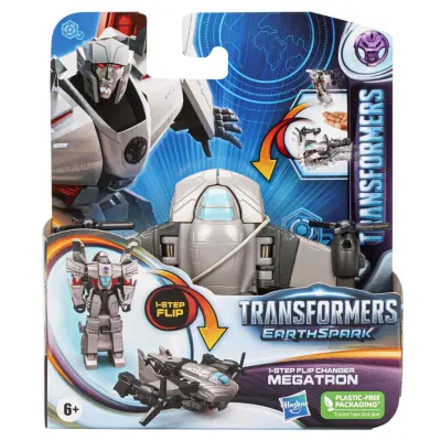 Transformers EarthSpark 1-Step Flip Changer Megatron - Transformers -  Leksaksaffären