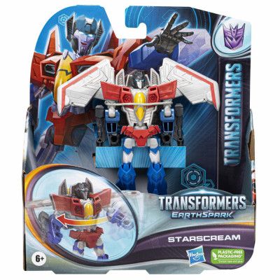 Transformers EarthSpark Warrior Starscream - Transformers -  Leksaksaffären