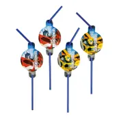 Sugrör Transformers 2 - 8-pack