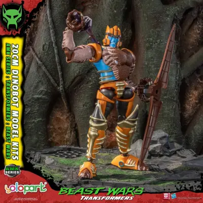 Transformers Beast Wars - Dinobot - Model Kit Amk 20Cm