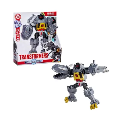 Transformers Changes to Dino: Cyberworld - Chomp & Battle Grimlock Action Figure