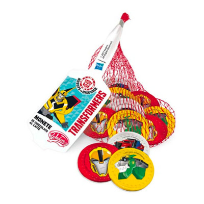 Transformers Chokladpengar i Nät - 45 gram